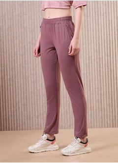 Technosport Women Solid Slim Fit Track Pants with 4 Way Crispy  - Image 3
