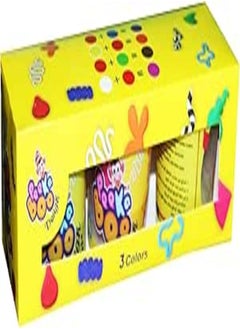 Peekaboo Peekaboo 50116 Dough 100 g, 3-Pieces Set, Multicolor boy toys, girl toys, birthday gift, Christmas gift, growth, fun, for kids. 