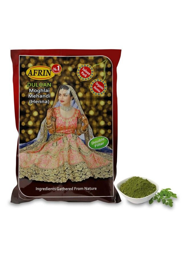 Afrin Organic Henna Double Filter Dulhan Mughlai Mehandi (1 Kg)  - Image 1