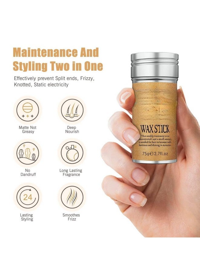KD ZONE Hair Wax Stick for Women, 75g - Non-Greasy Styling Pomade for Flyaways, Frizz, Broken Hair & Edge Control - Hair Finishing Stick for Natural Hair & Wigs - Image 2