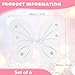 kilofly 6 Sets Angel Butterfly Wings Fairy Wands Princess Dress Up Costume - Image 4
