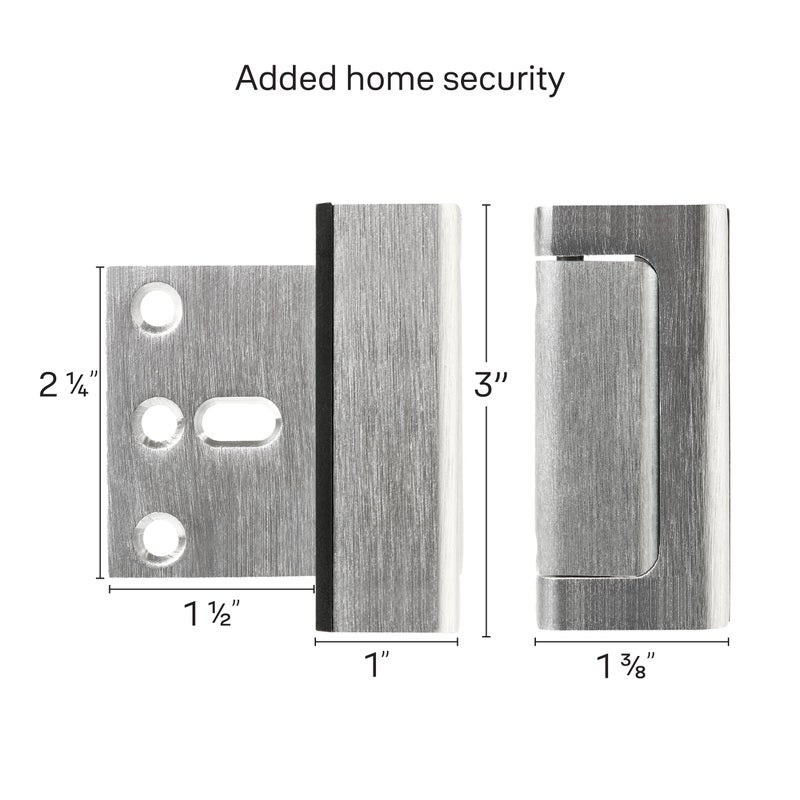 Master Lock Reinforcing Door Blocker for Entry Locations, Incremental Door Security, Child Proof Stopper for Toddler Safety 3 pk - Image 4