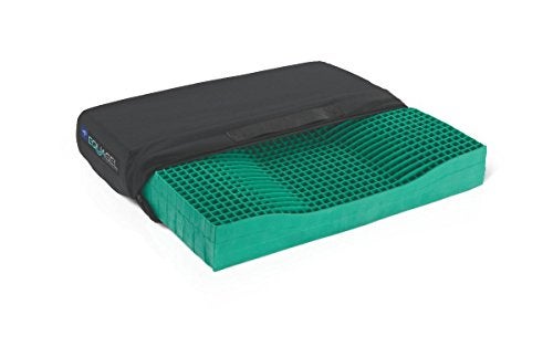 Medline EquaGel Contour Cushion, 18" x 16", Pressure Reducing Wheelchair Comfort Seat with Gel Support Technology - Image 1