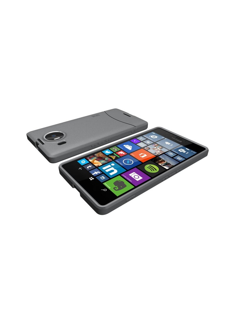TUDIA - Microsoft Lumia 950 XL Case, TPU Cover, TD-ARCH Design, Gray - Image 1