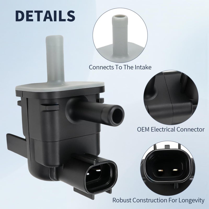 AIKEPT 90910-12276 Vapor Canister Purge Valve Solenoid Compatible with Toyota 4Runner Camry Corolla Tacoma Tundra Scion 2005-2017, EVAP Emission Control Replacement Replaces 911-394 90910-TC001 - Image 5