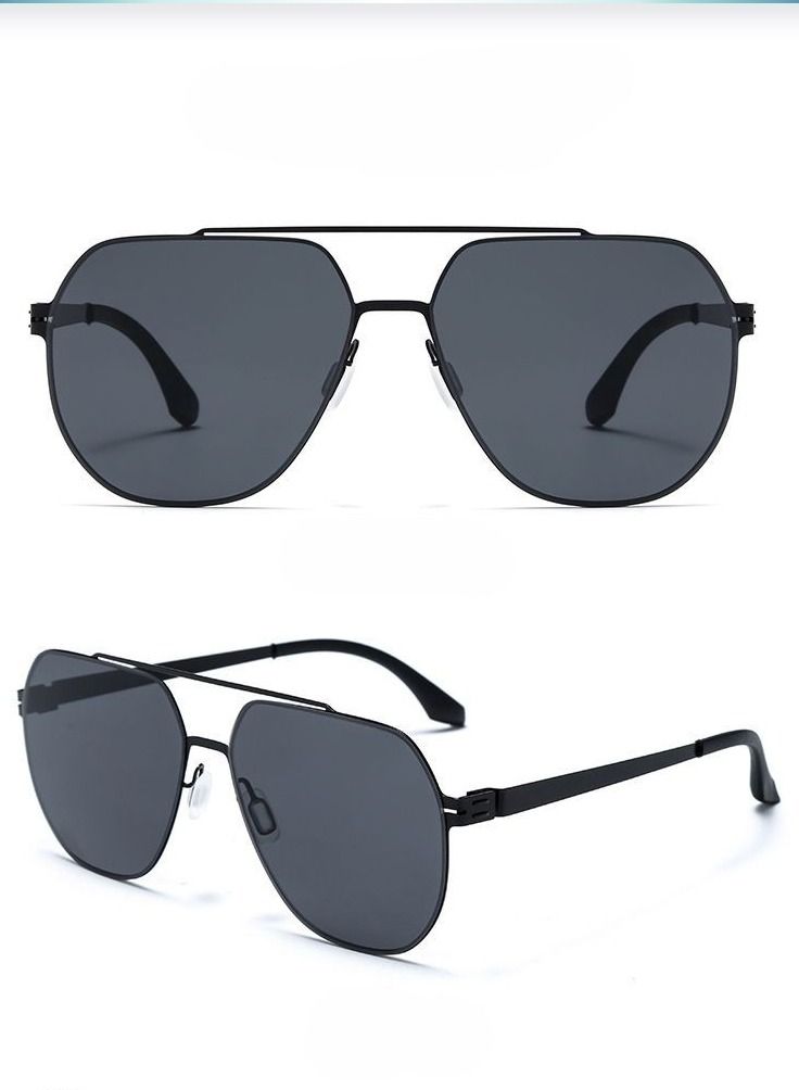 RedMapleTEK Polarized Full Frame UV400 Pilot Frame Sunglasses  - Image 4