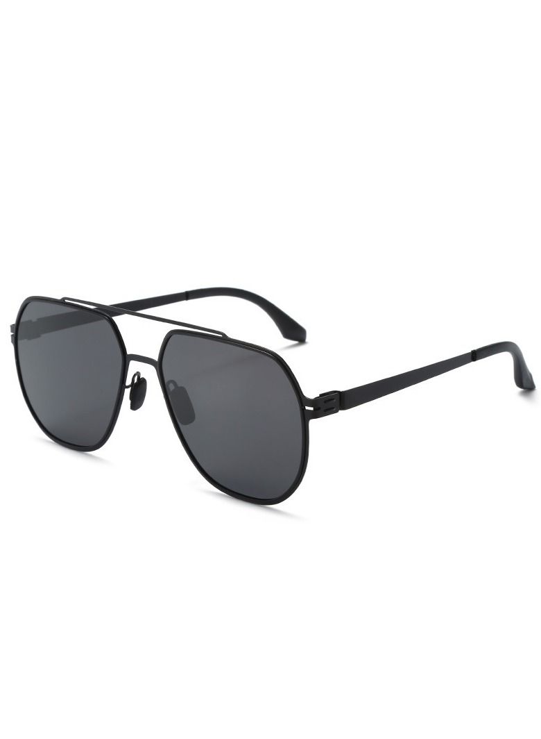 RedMapleTEK Polarized Full Frame UV400 Pilot Frame Sunglasses  - Image 1