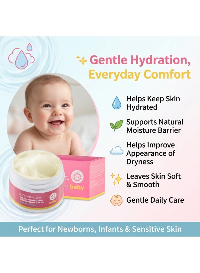 Blooming Day Baby Soothing & Moisturizing Cream 50g | Gentle Hydrating Sorbet Cream for Sensitive Baby Skin - Image 2
