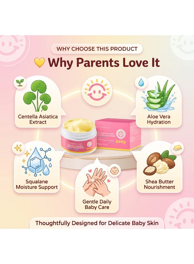 Blooming Day Baby Soothing & Moisturizing Cream 50g | Gentle Hydrating Sorbet Cream for Sensitive Baby Skin - Image 4