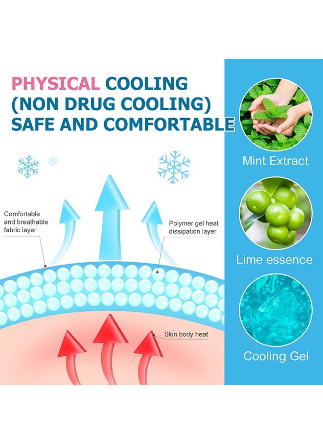 Elaimei 16 Pack Cooling Patch - Cooling Patch for Fever - Natural Headache Relief & Migraine - Soft Gel Sheet - Fever Patch for Children - Tension/Sinusitis - Headache Prevention  - Image 3