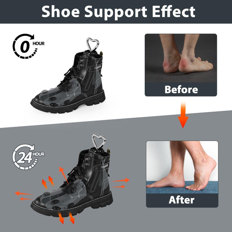 eachway Shoe Stretcher Women Men Professional Boot Stretcher Adjustable Width Length for Wide Feet (L (Wm's 11-14;men's 10-14) Grey1pcs) - Image 5