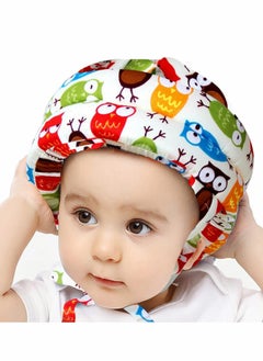 Baby Safety Head Protector Helmet, Infant Toddler Upgrade Infant Breathable Safety Guard Cushion with Adjustable Straps Protection Cap Harnesses Hat for Learn to Walk Crawling and Sit