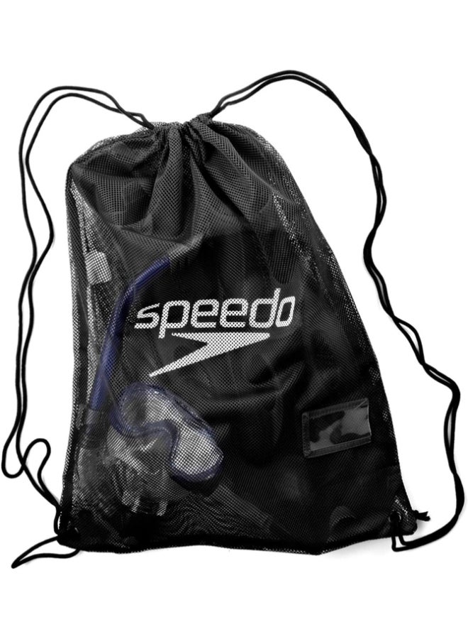 Speedo Speedo Unisex Adult Equipment Mesh Bag, Black, One Size - Premium Swimming Hats for Performance, Durability and Everyday Use - Image 1