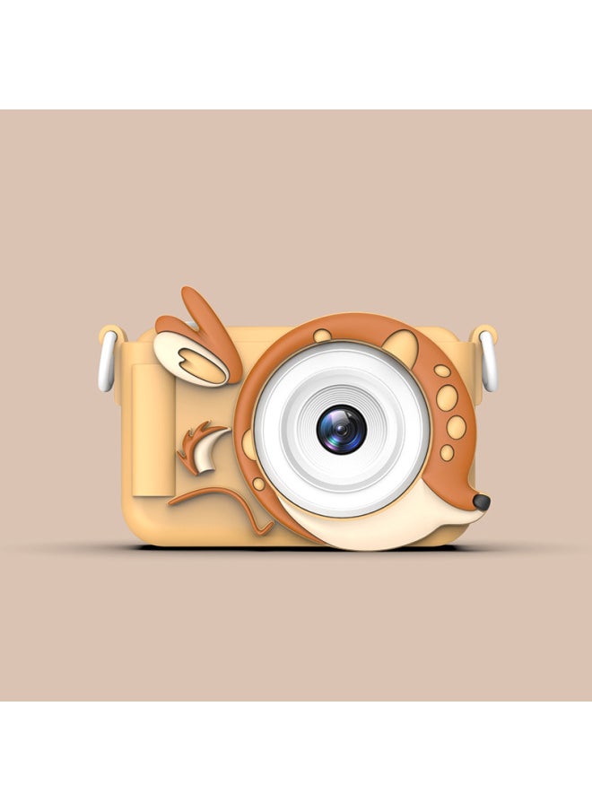 Generic A5 Fawn Children's Camera 2.4 "Large Screen HD Dual Camera Cartoon Digital Camera Direct Supply-Body Color:64g Memory Card  - Image 3