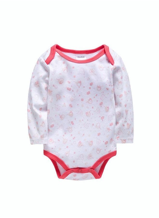 NIBEMINENT - 3 Piece Jumpsuits For Baby Comfortable Cotton Cartoon Print One Clothes - Image 1