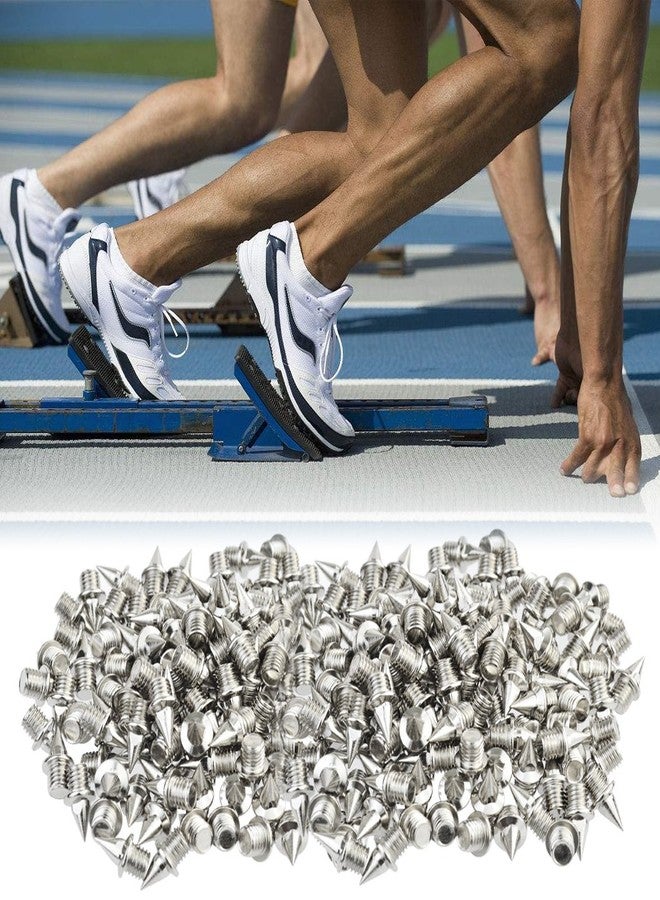 Wobe 200 Pcs 1/4" Stainless Steel Track & Cross Country Spikes with Spike Wrench, Shoe Replacement Spikes for Sprinting, Sports & Running Shoes Golf (Silver) - Image 5