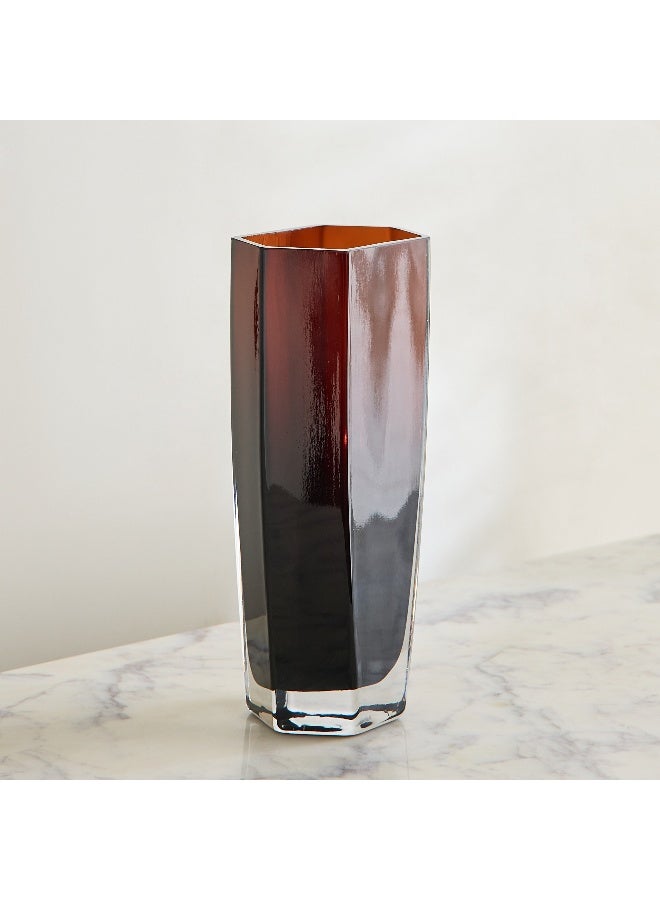 Home Box Pedro Decorative Heavy Glass Vase - 11x7x25 cm - Image 2