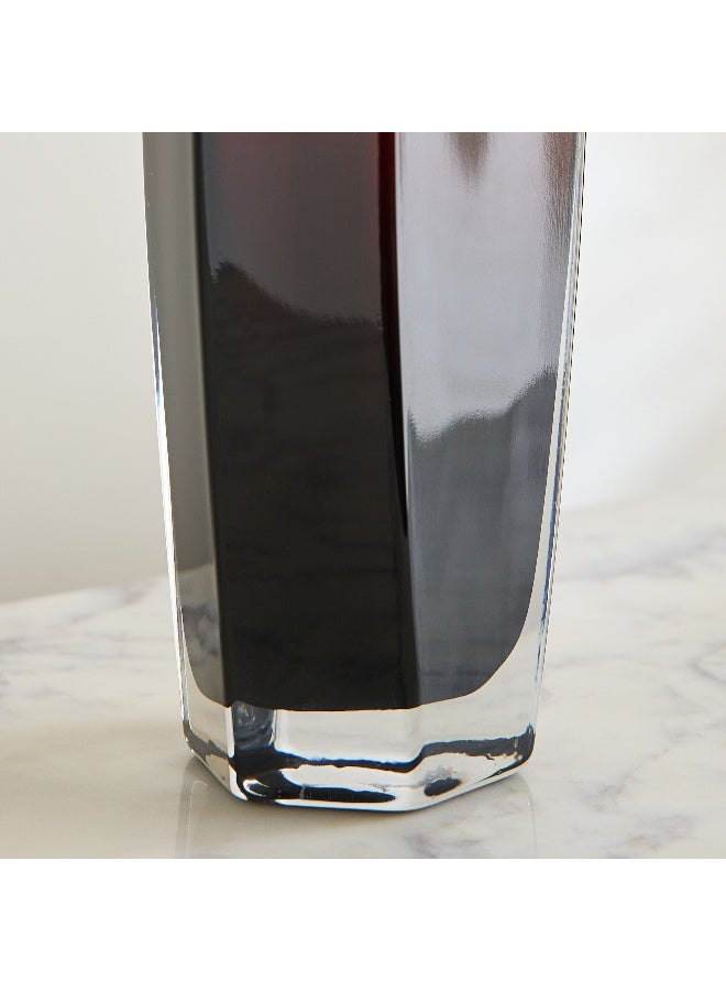 Home Box Pedro Decorative Heavy Glass Vase - 11x7x25 cm - Image 3