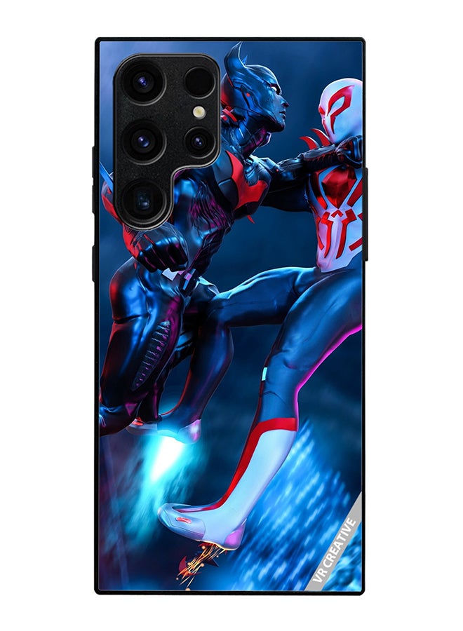 Protective Case Cover For Samsung Galaxy S25 Ultra Spiderman Vs Batman Design Multicolour