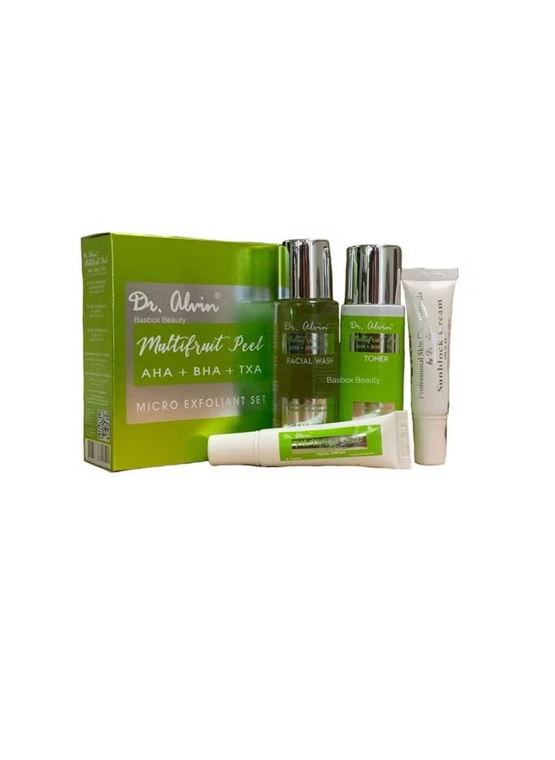 Dr. Alvin Dr. Alvin Multifruit peel micro Exfoliant Set 