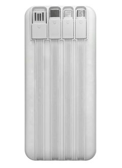 KALIO R52A Power Bank 20000mAh - Ultra-Compact 66W High-Speed Charging with PD35W Support and Four Built-in Cables / White  - Image 3