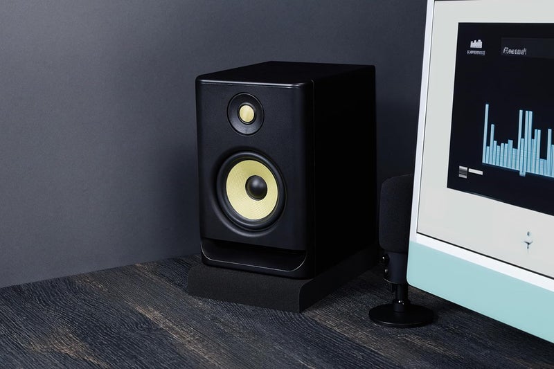 Sound Addicted - وسادات عزل شاشات الاستوديو لمكبرات الصوت مقاس 5 بوصات، زوج من رغوة صوتية عالية الكثافة تناسب معظم حوامل السماعات | SMPad 5 - Image 5