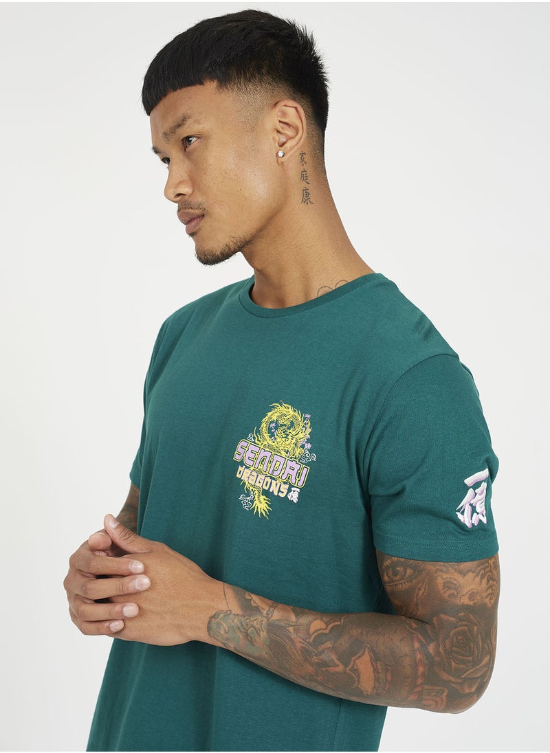 BRAVE SOUL Graphic Print T-Shirt  - Image 2