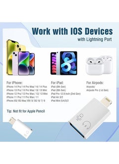 KENSUO 2 Pack Lightning to USB C Adapter, USB C/USB 3.0 Female to Lightning Male OTG Adapter for iPhone/iPad, Support Connect Card Reader, U Disk, USB Flash Drive, Keyboard, Mouse and More  - Image 3