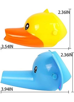 Usnyabni Usnyabni FIGO Baby and Children's Faucet Extension Faucet Guide Sink Extender Long Water Hand Washing Device Water Diverter - 3 Packs Dolphin  - Image 5