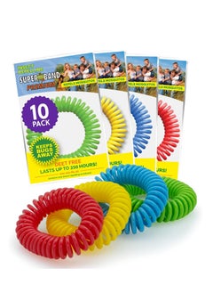 SUPERBAND Superband Premium Insect Repellent Bracelet: Assorted Colors (10)  - Image 1