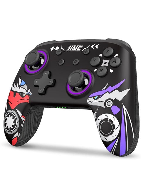 وحدة تحكم لاسلكية من IINE لجهاز نينتندو سويتش، وحدة تحكم Gamepad Switch Pro مع وظيفة NFC/الاستيقاظ/Turbo/الاهتزاز/التحكم في الحركة