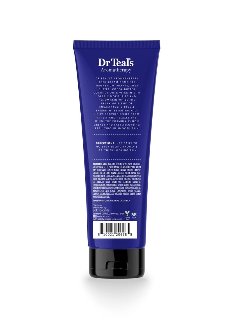 Dr Teal's - Dr Teal's Stress Relief Body Cream Eucalyptus Citrus & Spearmint 226.8g - Image 1