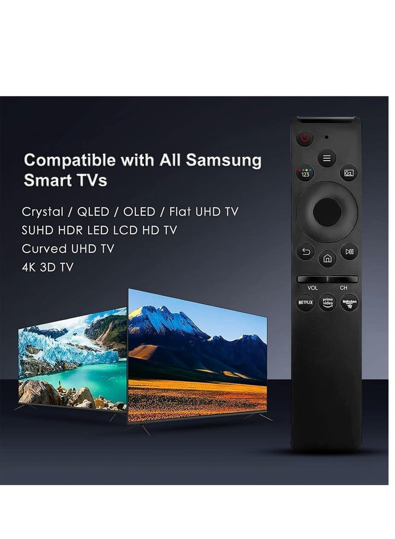 PopZa Universal Samsung Tv Remote All Samsung Tv Led Qled Suhd Uhd Hdr Lcd Frame Curved Solar Hdtv 3D 4K 8K Smart Tvs With Buttons For Netflix, Prime Video, Rakuten Tv - Image 2