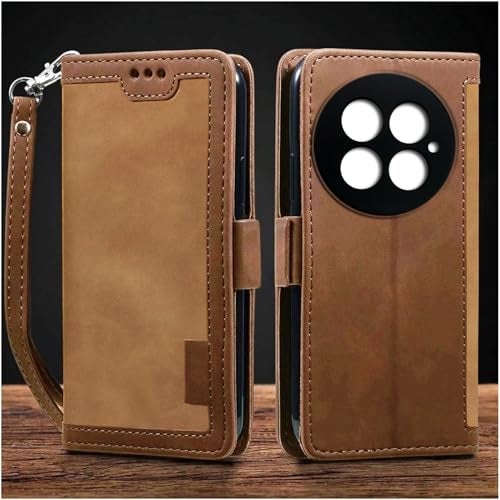 Excelsior Flip Cover for Oneplus 13 | Premium PU Leather | 360 Degree Protection | Durable (Coffee) - Image 1