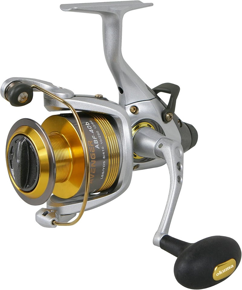 Okuma Avenger ABF B Series Graphite Baitfeeder Saltwater Spinning Reel - Image 1
