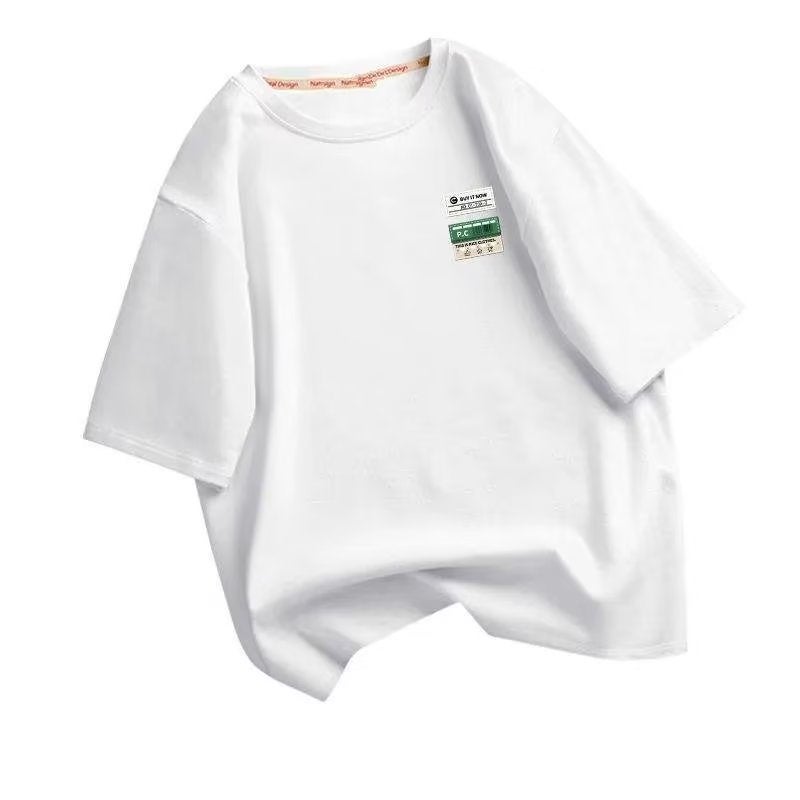 American Retro Ins Trendy Brand Cartoon Short-Sleeved T-Shirt Boys Summer Loose Hip-Hop High Street Couple Half-Sleeved T-Shirt - Image 3