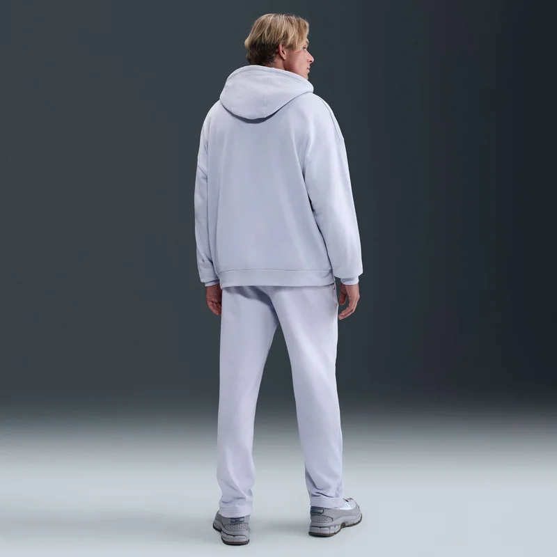 Nike Grey Men's Club Fleece Oversized Hoodie for Men | Best Price UAE