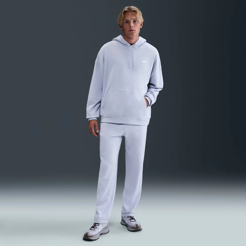 Nike Grey Men's Club Fleece Oversized Hoodie for Men | Best Price UAE