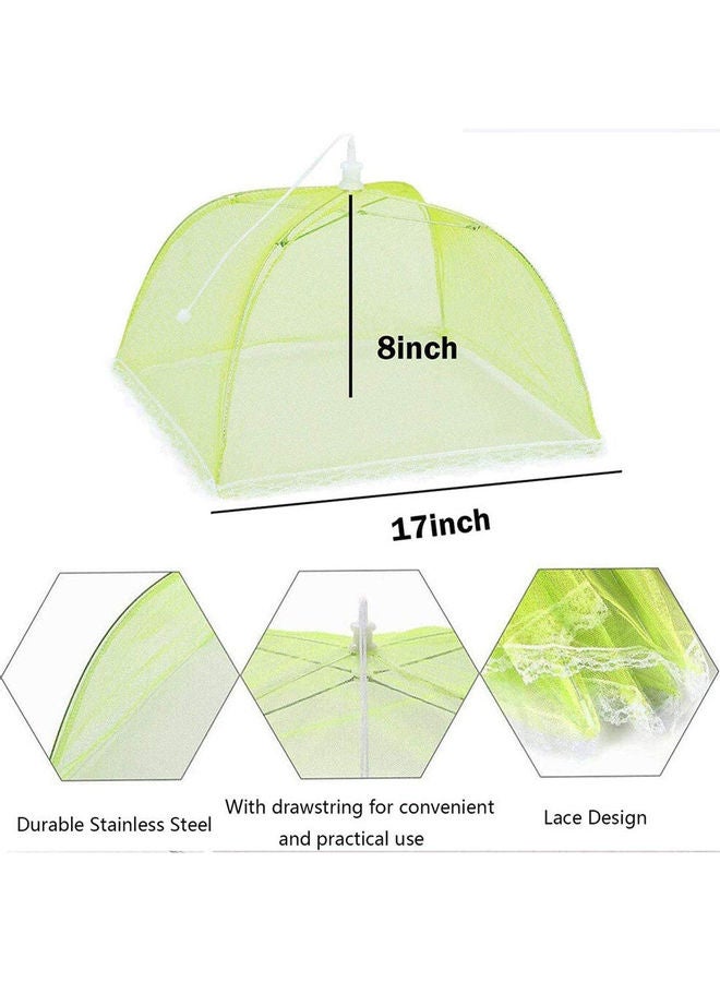 AMERTEER 6 Piece Coloured Mesh Screen Food Cover Tents Multicolour 310grams - Image 2