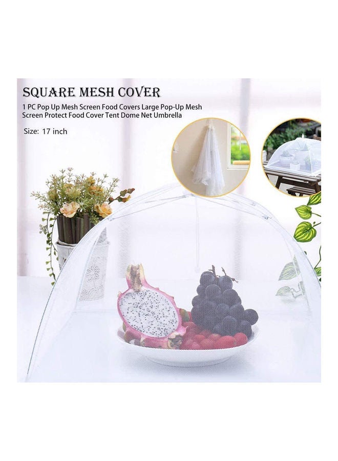 AMERTEER 6 Piece Coloured Mesh Screen Food Cover Tents Multicolour 310grams - Image 3