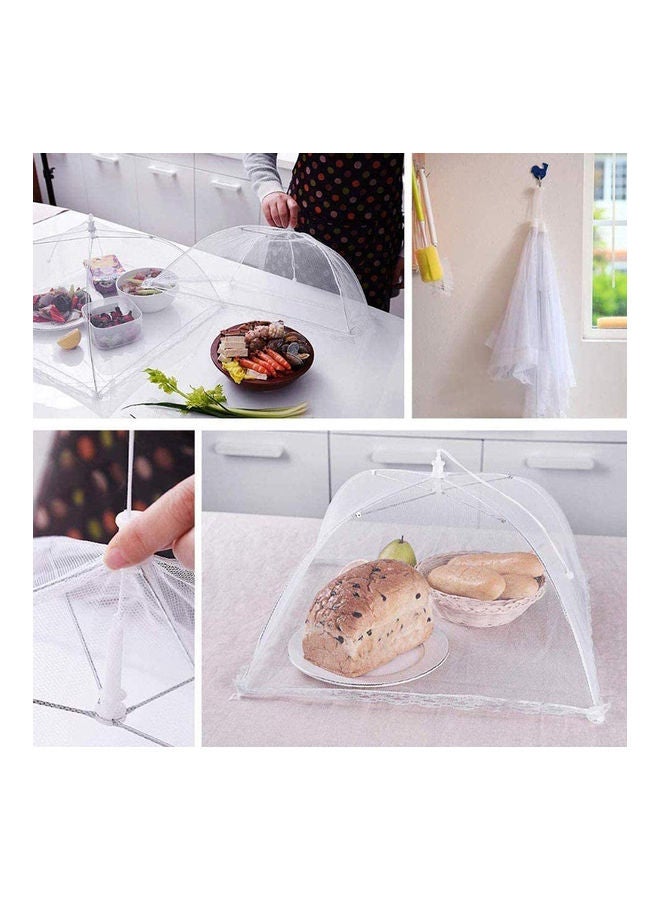 AMERTEER 6 Piece Coloured Mesh Screen Food Cover Tents Multicolour 310grams - Image 5