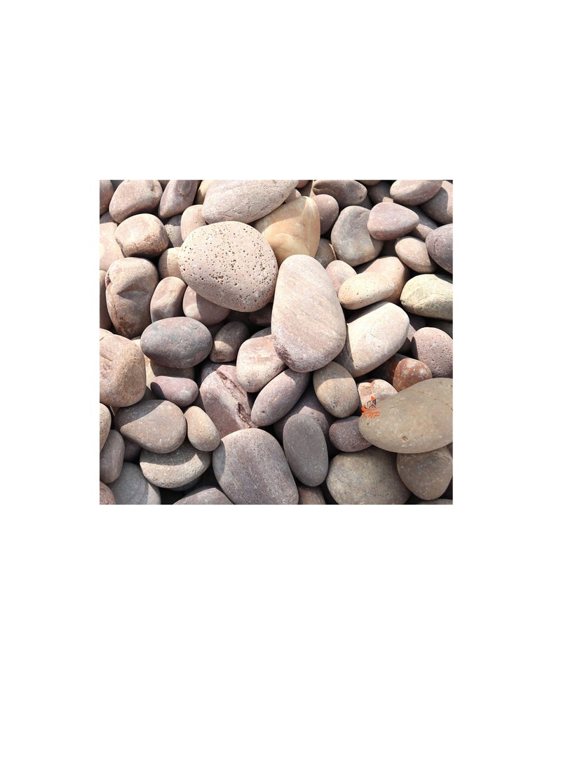 KNP Red River stone Natural Garden Material 3-5 cm 10 kg - Image 1
