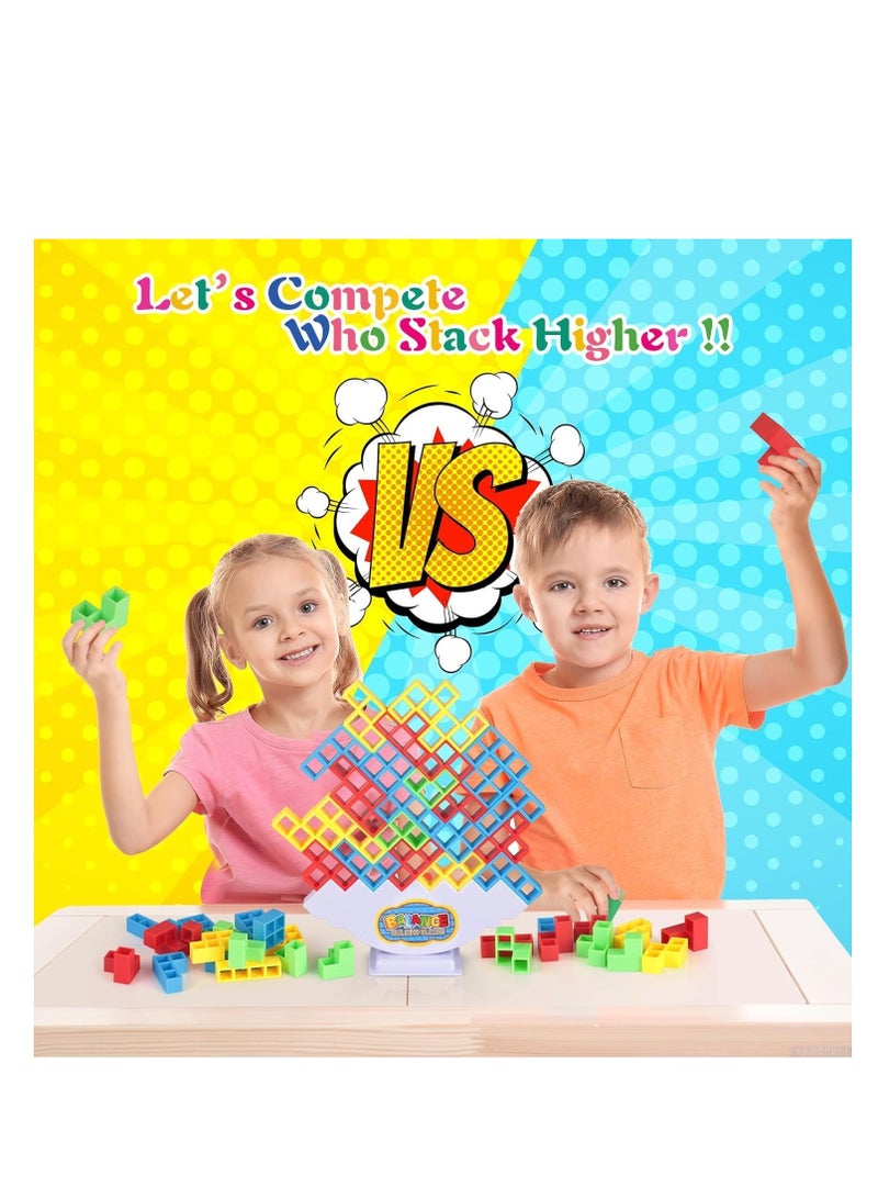 بريميفي 64 قطعة من لعبة موازنة التراص برج تيترا - Image 4