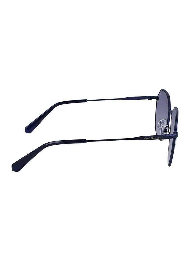 Calvin Klein Jeans - Unisex UV Protection Round Sunglasses - CKJ23201S-400-5518 - Lens Size: 55 Mm - Image 1