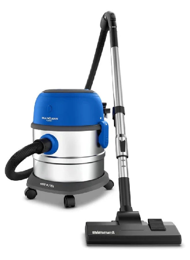 Bissell 4113 MultiClean Turbo Drum 1000W Wet & Dry Multi-Surface Vacuum Cleaner 15 L 1000 W #4113 silver - Image 3