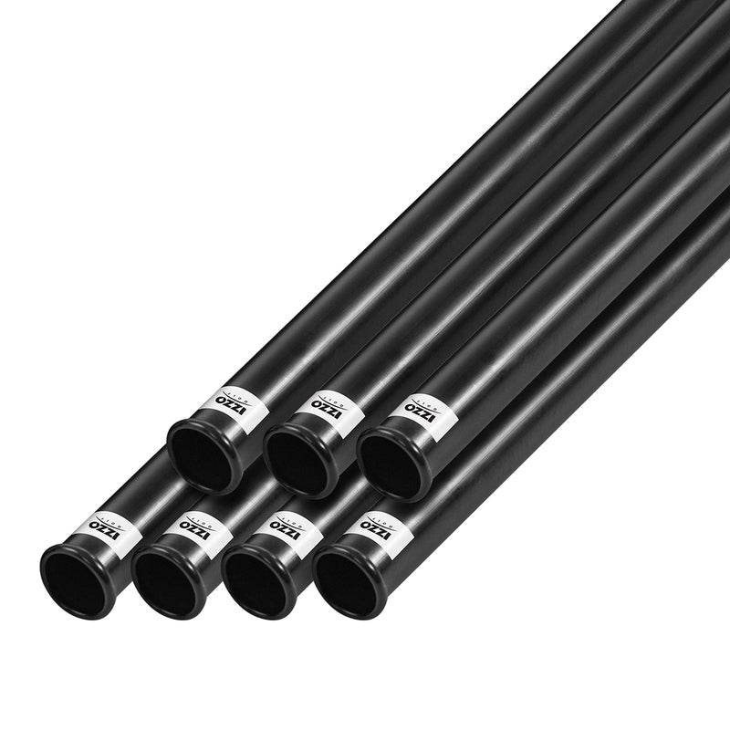 IZZO Golf Black Plastic Golf Club Tube 15 Inch Pack of 7