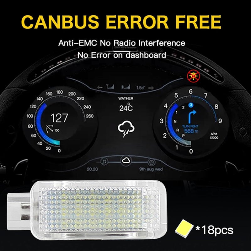 QASULER 2XLED Trunk Boot Lights for Skoda - Image 5