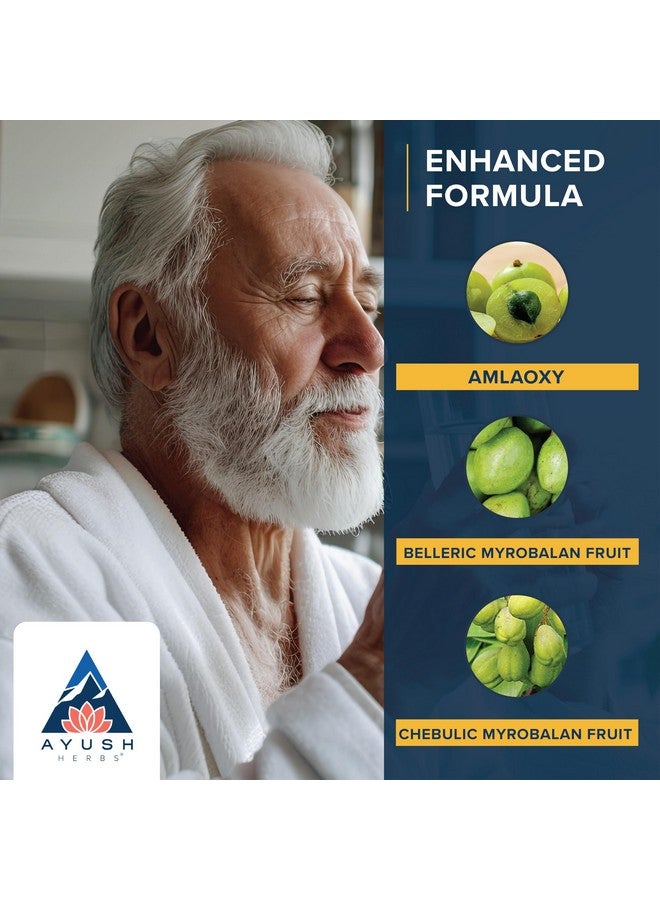 أيوش هيربس أيوش هيربز تريفال، مكمل غذائي لدعم الهضم للنساء والرجال، كبسولات للهضم، وصحة الأمعاء، وتعزيز مضادات الأكسدة، أعشاب ومكملات الأيورفيدا، 90 كبسولة نباتية - Image 4