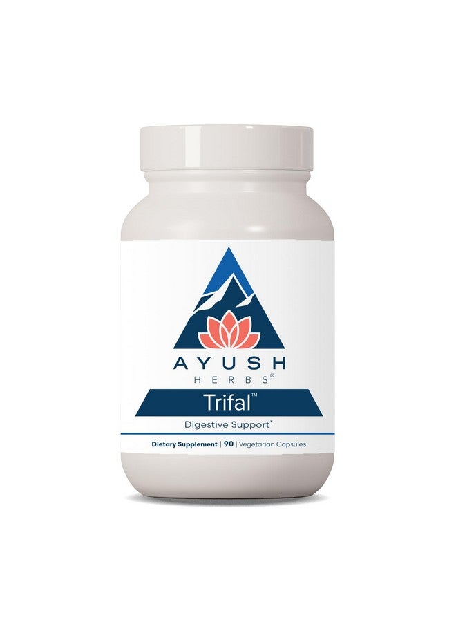 أيوش هيربس أيوش هيربز تريفال، مكمل غذائي لدعم الهضم للنساء والرجال، كبسولات للهضم، وصحة الأمعاء، وتعزيز مضادات الأكسدة، أعشاب ومكملات الأيورفيدا، 90 كبسولة نباتية - Image 1