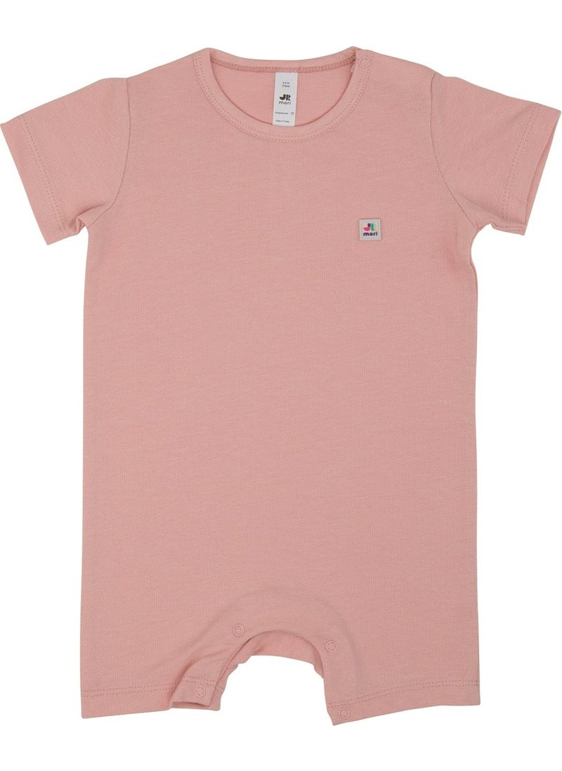 Jrmori Basic Short Jumpsuit with Snap on Shoulders  - Image 1